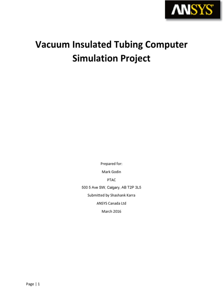 Vit CFD Modeling Final Report | PDF | Thermal Conductivity | Heat Transfer