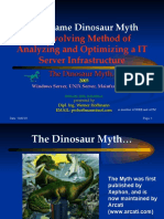 Mainframe Dinosaur Myth: An Evolving Method of Analyzing and Optimizing A IT Server Infrastructure