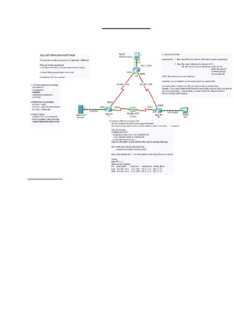 CCNA4 Skill Lab | PDF | Internet Protocol Suite | Internet Protocols