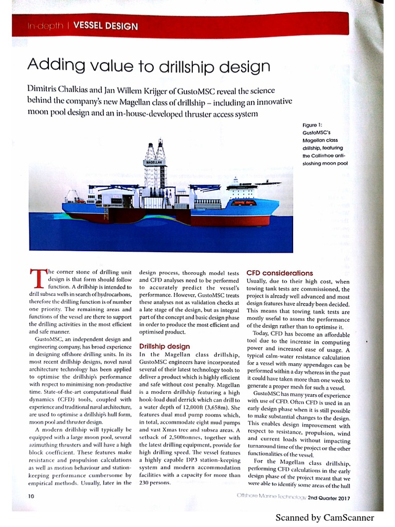 Ship Design MOONPOOL NEW | PDF