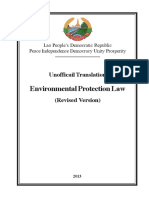 Law On Environmental Protection (2012) Eng