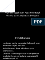 11. Promosi Kesehatan Pada Kelompok Wanita dan Lansia saat.pptx