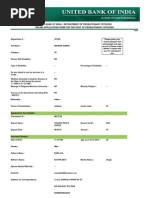 United Bank of India - Recruitment of Probationary Officers Online Application Form For The Post of Probationary Officers
