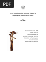 65P - Impacto da crise financeira em Moçambique