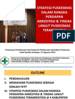 Strategi Puskemas DLM Persiapan Akreditasi Puskesmas & TL Pusk Terakreditasi, 4 Agust 2015