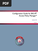 Configuration Guide for BIG-IP Access Policy Manager