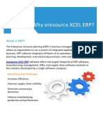Why Xcel Erp for Manufacturing?