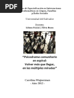 Wajnerman, C. - Psicodrama Comunitario en Espiral - USAL