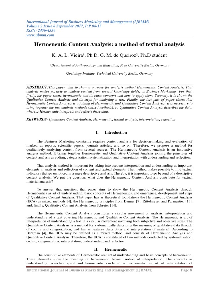 Hermeneutic Content Analysis Explained | PDF | Hermeneutics ...