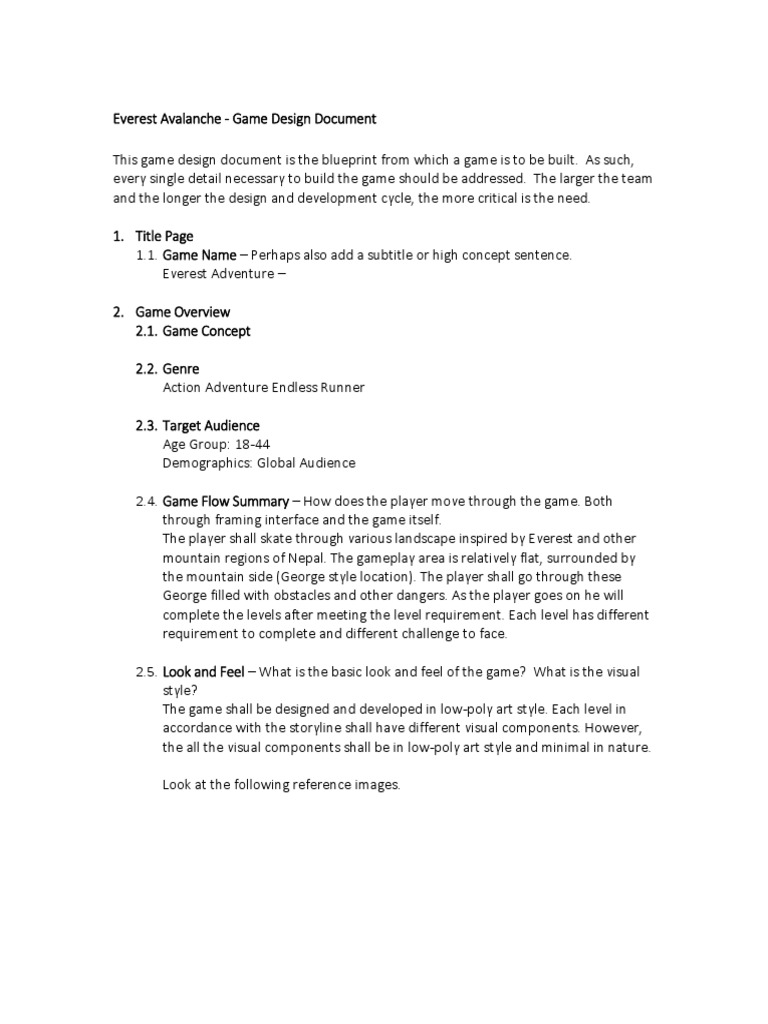 Everest Adventure Game Design | PDF | Artificial Intelligence ...