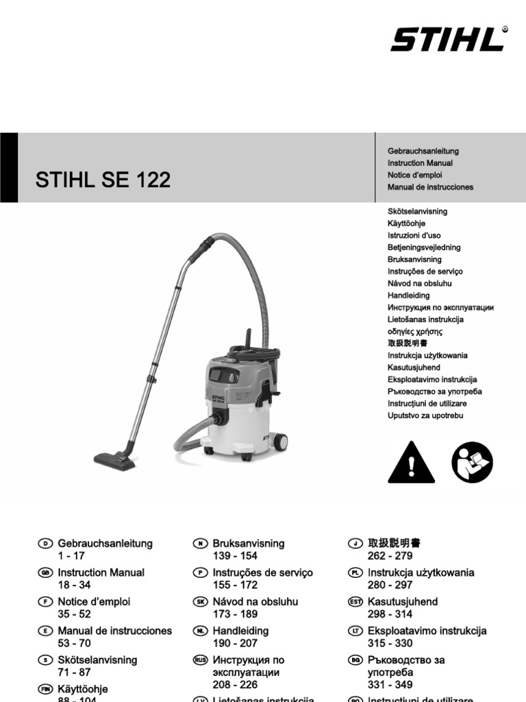 Stihl Se 122 | PDF