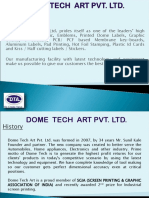 Dome Tech Art PVT Company Presentation