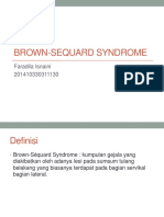 Brown Sequard Syndrome