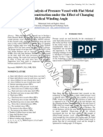 Finite Element Analysis of Pressure Vessel With Flat Metal Ribbon Wound Construction Under The Effect of Changing Helical Winding Angle