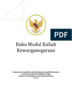 Buku Modul Kuliah Kewarganegaraan Cover