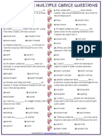 Wish Clauses Multiple Choice Esl Grammar Worksheet PDF