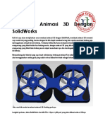 Tutorial Membuat Animasi 3D Dengan SolidWorks PDF