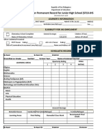 School Form 10 SF10 Learner's Permanent Academic Record for Junior High School.xlsx