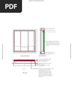 Elevation Section: 20 MM Cement Mortar 230 MM THK BK Wall 25 MM THK External Plaster