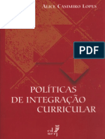 Políticas de Integração Curricular PDF