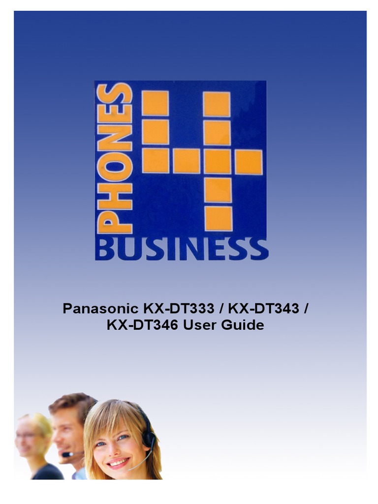Panasonic KXDT333 / KXDT343 / KXDT346 User Guide PDF