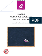 Bases para Una Politica Educacional Amanda Labarca PDF