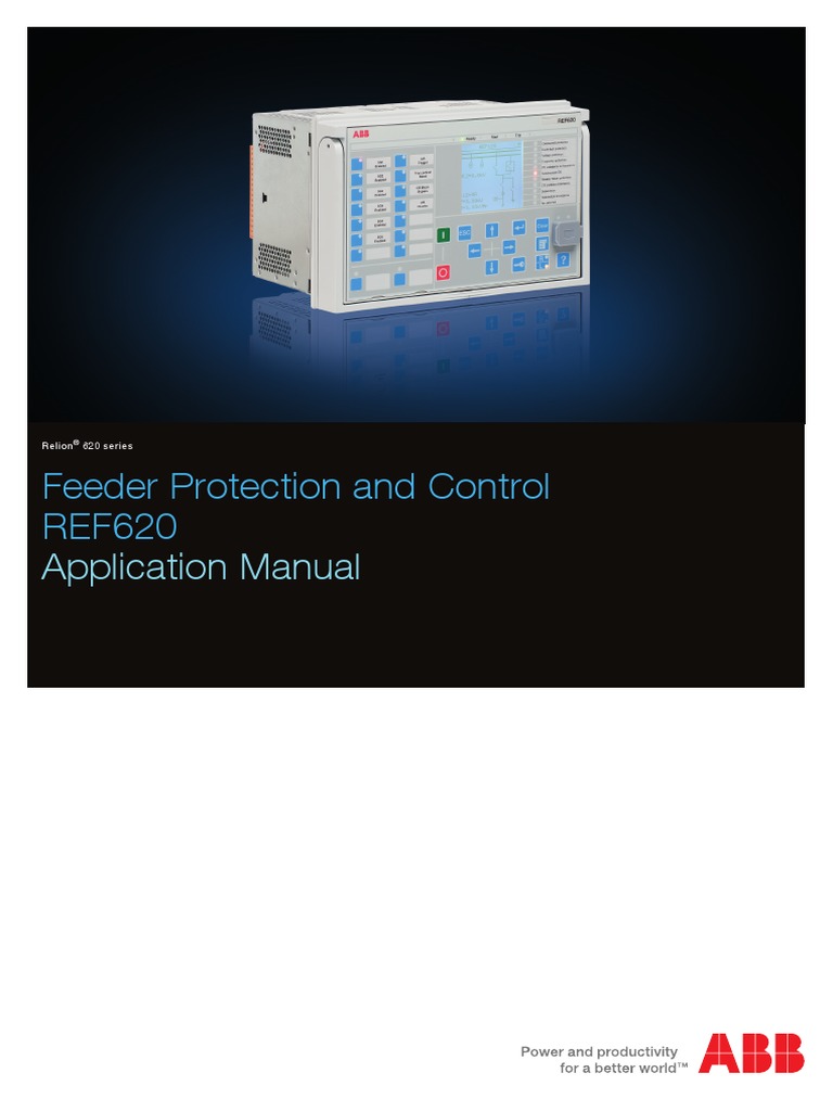 Feeder Protection and Control REF620: Application Manual | Download ...