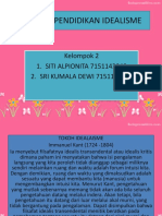 Filsafat Pendidikan Idealisme