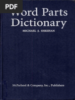 Word Parts Dictionary PDF | PDF | Word | Vocabulary