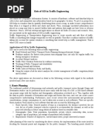 Role of GIS in Traffic Engineering