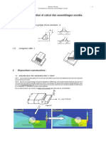 Conception Calcul Assemblages Soudes