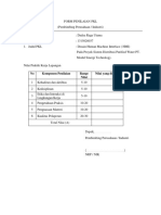 Form Penilaian PKL