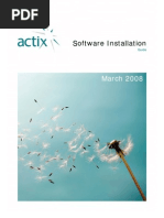 Installing and Licensing Actix Solutions