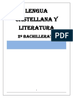 Lengua Castellana y Literatura: 2º Bachillerato