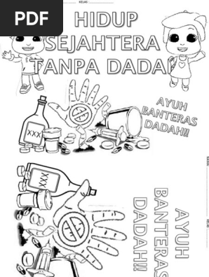 template anti dadah untuk mewarna