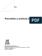 Connell Escuelas y Justicia La Justicia Curricular