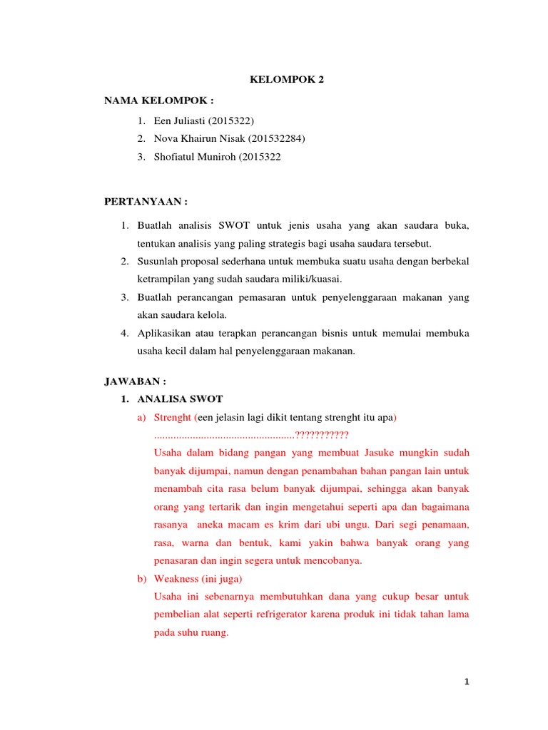 Proposal Jasuke Kelompok 2