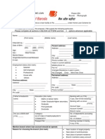 Home Loan Form