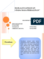 Pengelolaan Gangguan Psikologis Pada Masa Persalinan