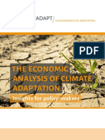 The Economic Analysis of Climate Adaptation: Insights For Policy-Makers
