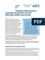 Minnesota's Changing Health Insurance Landscape: Results From The 2017 Minnesota Health Access Survey