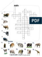 Animals Crossword