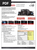 4-Piece Gaming Speaer System