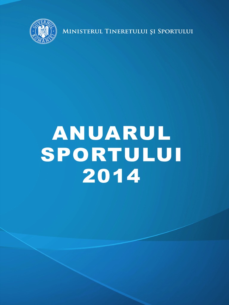 axis Goodwill Me Anuarul Sportului 2014 | PDF