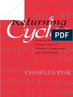 (California Studies in 19th Century Music 11) Charles Fisk-Returning Cycles - Contexts For The Interpretation of Schubert's Impromptus and Last Sonatas - University of California Press (2001)