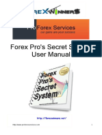 Forex Pros Secret System User Manual
