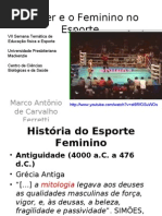 Mulher e o Feminino no Esporte