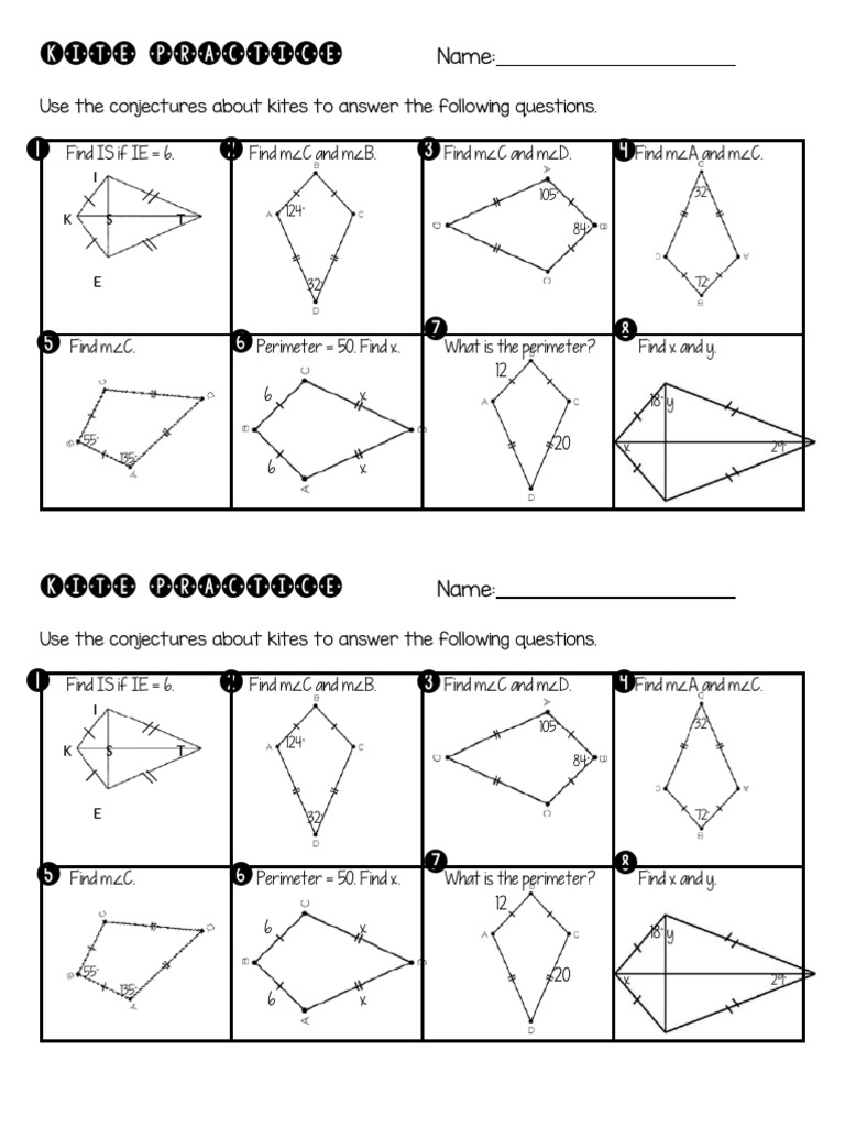 Solving Geometry Problems Using Properties of Kites PDF