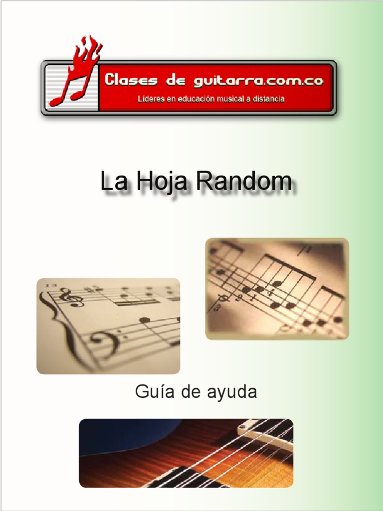 Plantilla de Acordes para Guitarra | PDF