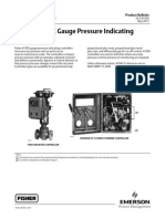 R 4195K Gauge Pressure Indicating: Fisher Controllers